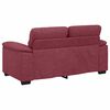 vidaXL Sofa 2-osobowa w kolorze czerwonego wina 160x81x84 cm Tkanina