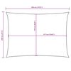 vidaXL Prostokątny żagiel ogrodowy, tkanina Oxford, 2x3,5 m, pomarańcz