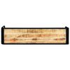 vidaXL Stolik konsola, 140x35x76 cm, lite surowe drewno mango