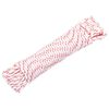 vidaXL Linka rozrusznika, biało-czerwona, &Oslash;3 mm 10 m, nylon