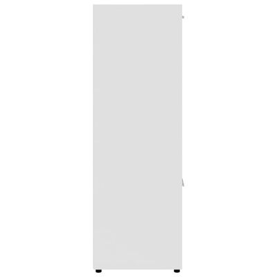 vidaXL Regał, biały, 90x30x90 cm, płyta wiórowa