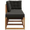 vidaXL Modułowa sofa na zewnątrz z poduszką 3 Sztuka Naturalny