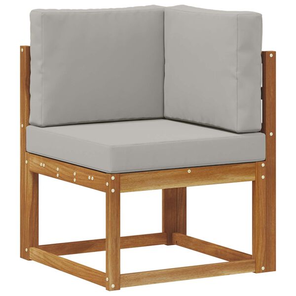 vidaXL Sofa narożna na zewnątrz Lite Drewno Akacji