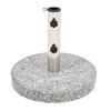 vidaXL Okrągła podstawa pod parasol, granitowa, 20 kg