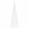 vidaXL Choinka LED na maszcie 3000 LED Zimna biel 800 cm