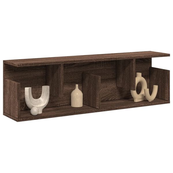 vidaXL P&oacute;łka ścienna, 100x20x30 cm, brązowy dąb