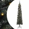 vidaXL Sztuczna choinka Zielony 240 cm PVC, plastik i stal