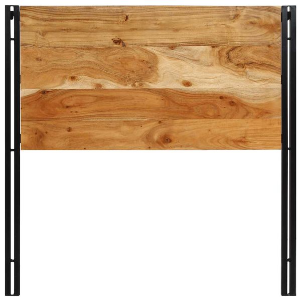 vidaXL Zagł&oacute;wek 100 cm lite drewno akacjowe i żelazo