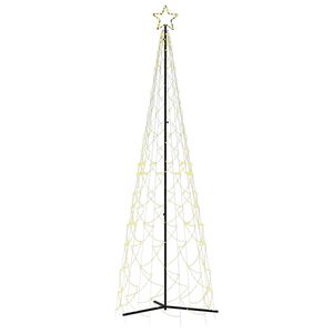 vidaXL Choinka stożkowa ciepła biel 500 diod LED 100x300 cm