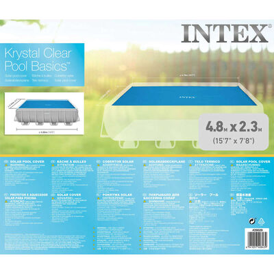 Intex Solarna plandeka na basen, prostokątna, 488 x 244 cm
