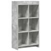 vidaXL P&oacute;łka na książki Szary beton 59 x 30 x 111 cm