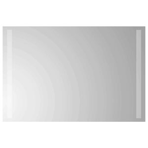 vidaXL Lustro łazienkowe LED przezroczysty 60 x 40 cm szkło hartowane