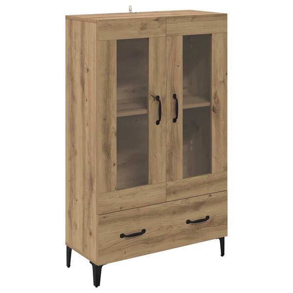 vidaXL Highboard z szufladą Dąb rzemieślniczy 70 x 31 x 115 cm