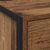 vidaXL Stolik nocny z szufladą Stare drewno 50 x 39.5 x 50 cm