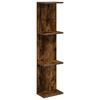 vidaXL P&oacute;łka ścienna Dąb wędzony 25 x 15 x 100 cm Drewno inżynieryjne