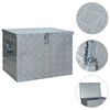 vidaXL Aluminiowa skrzynia, 610 x 430 x 455 mm, srebrna
