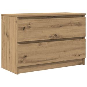 vidaXL Szafka RTV Artisan Oak 80x35x54 cm Drewno klejone