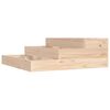 vidaXL Donica, 78x78x27 cm, lite drewno sosnowe