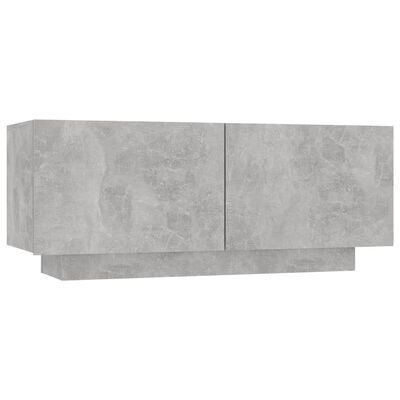 vidaXL Szafka pod TV, szarość betonu, 100x35x40 cm