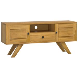 vidaXL Szafka telewizyjna, 110x30x50 cm, lite drewno tekowe