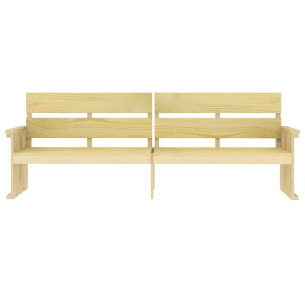 vidaXL 5-cz. zestaw mebli ogrodowych, impregnowana sosna