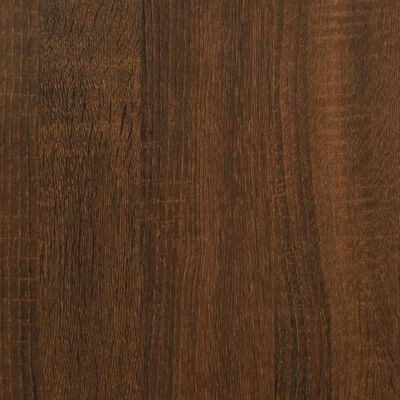 vidaXL Biurko, brązowy dąb, 139x139x75 cm, materiał drewnopochodny