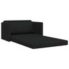 vidaXL Sofa Bed 110cm Czarny tkanina