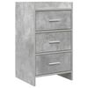 vidaXL Szafki nocne Betonowy szary 40 x 36 x 70 cm Drewno inżynieryjne
