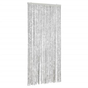 vidaXL Zasłona przeciwko owadom, szara, 90x220 cm, szenil