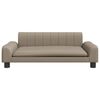 vidaXL Sofa dla dzieci, cappuccino, 90x53x30 cm, sztuczna sk&oacute;ra