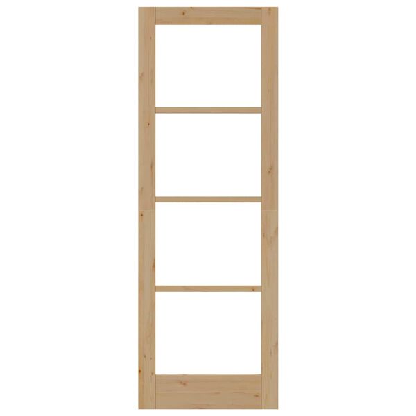 vidaXL Drzwi wewnętrzne z przeszkleniami ORKDAL Brązowy 73,5 x 211 cm