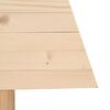 vidaXL Choinki z podstawą Naturalny 60 cm Lite drewno sosnowe