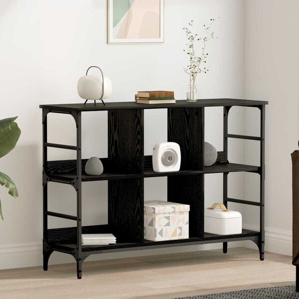 vidaXL Bufet Czarny 102 x 32 x 73.5 cm Materiał drewnopochodny