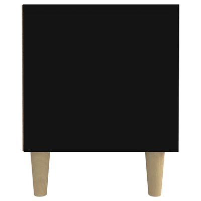vidaXL Szafka pod TV, czarna, 180x31,5x40 cm, materiał drewnopochodny