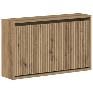 vidaXL Wisząca szafka na buty ARNHEM 71 x 17 x 43 cm Dąb artisan