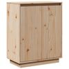 vidaXL Szafka, 60x34x75 cm, lite drewno sosnowe