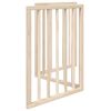 vidaXL Bramka dla psa składana 3 panele 150 cm drewno topolowe