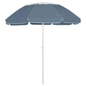 vidaXL Parasol plażowy, niebieski, 300 cm