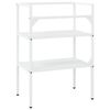 vidaXL Stelaż pod umywalkę, biały, 59x38x83 cm, żelazny