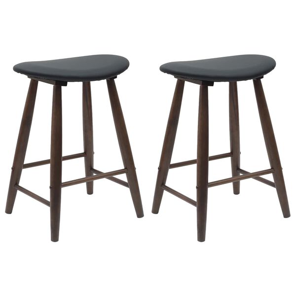 vidaXL Krzesła jadalne 2 pcs Jasny Brąz 46 x 37 x 63 cm Drewno Gumowe