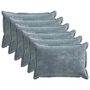 vidaXL Poszewka na poduszkę 6 pcs HOUTEN Jasnoniebieski 50 x 75 cm