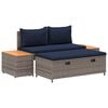 vidaXL Zestaw sof na zewnątrz 4 -Seater 4 pcs 55 x 30 x 39 cm