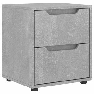 vidaXL Szafka nocna "VISNES" Beton Szary 45x40x50 cm Drewno klejone