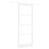 vidaXL Drzwi przesuwne ORKDAL Biały 93 x 232 cm