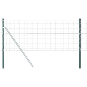 vidaXL Słupek ogrodzeniowy. 2 szt. Zielony 50 cm