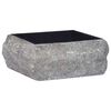 vidaXL Umywalka, czarna, 30 x 30 x 13 cm, marmurowa