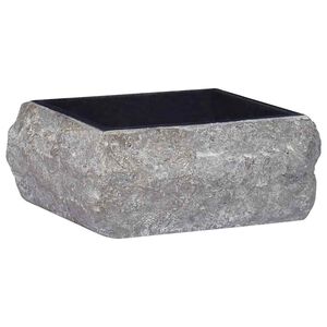 vidaXL Umywalka, czarna, 30 x 30 x 13 cm, marmurowa