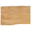 vidaXL Blat stołu, 60x40x3,8 cm, naturalna krawędź, lite drewno mango
