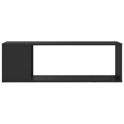 vidaXL Szafka pod TV, czarna, 100x24x32 cm, płyta wiórowa