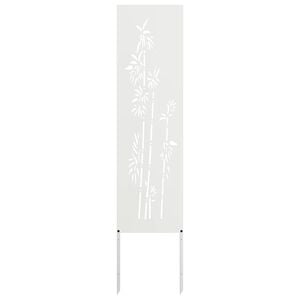 vidaXL Ekran zapewniający prywatność w ogrodzie Biały 32 x 140 cm